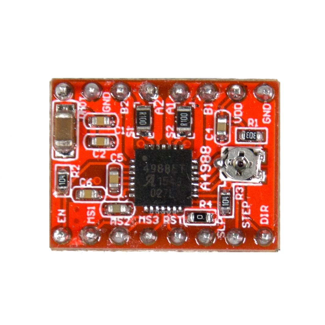  Драйвер шагового двигателя, A4988, красный для Arduino ардуино