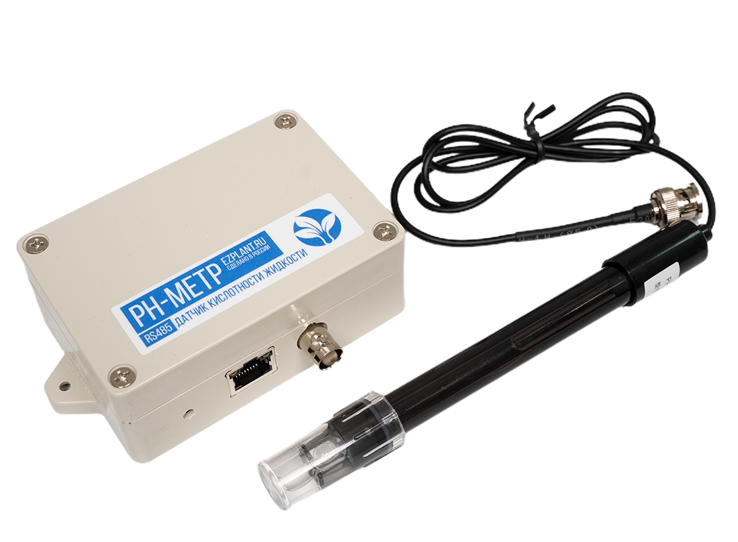  Датчик кислотности жидкости (pH-метр) без дисплея, RS485 / Modbus для Arduino ардуино